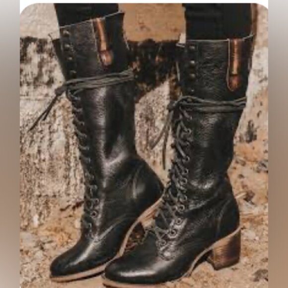 Freebird Grany Black Boots sz 8 - Picture 1 of 6